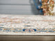 Abani Porto PRT150A Traditional Ivory and Orange Medallion Area Rug