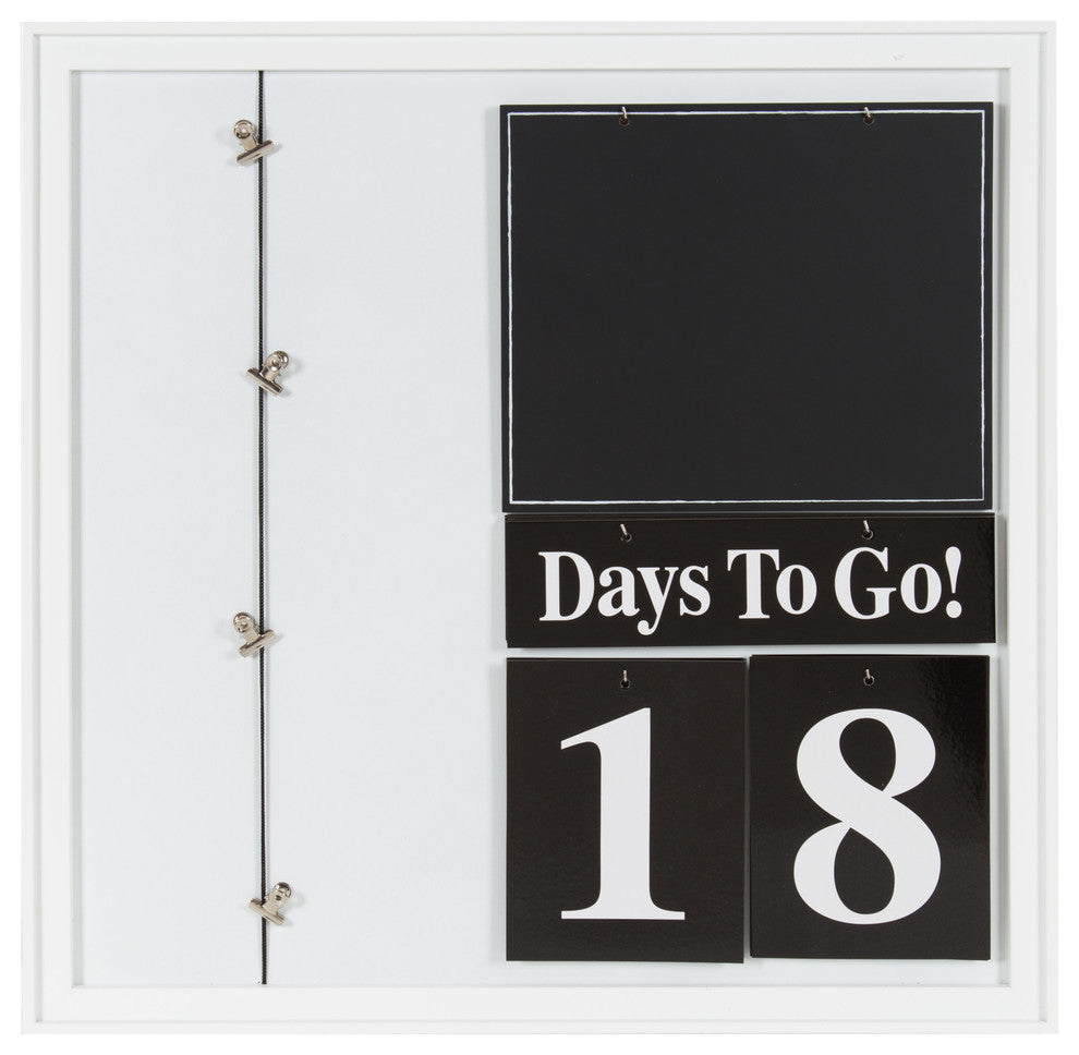 Kate and Laurel, Kayden 30 Day Countdown Collage, White