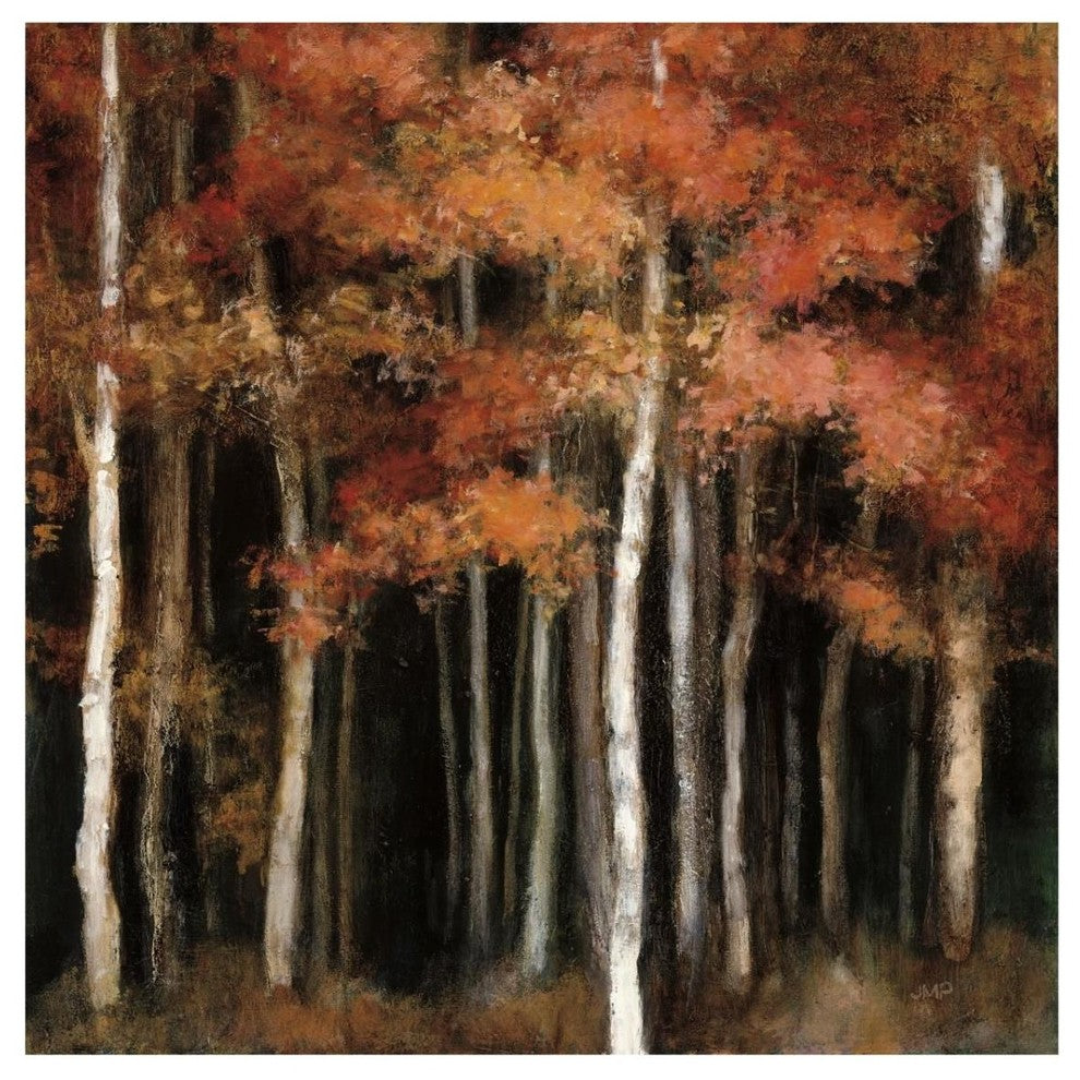 "October Woods" Digital Paper Print by Julia Purinton, 32"x32"