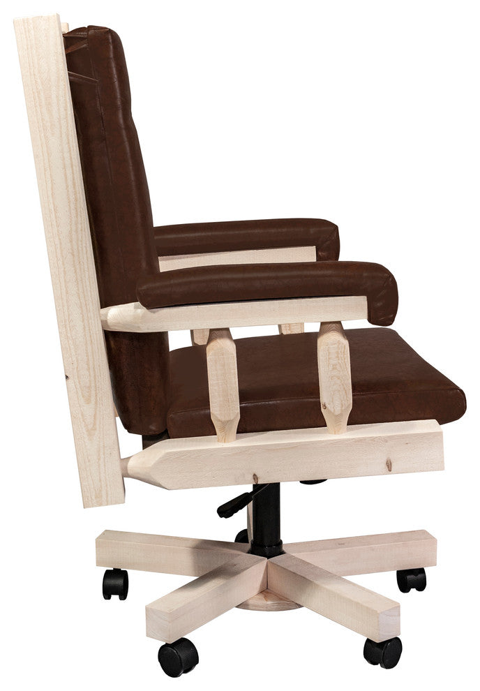 Homestead Collection Upholstered Office Chair, Ready to Finish