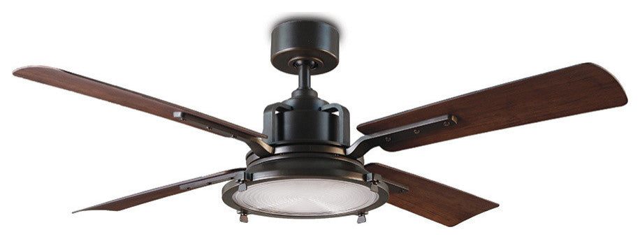 Nautilus 56" 4-Blade Indoor/Outdoor Smart Ceiling Fan, 6 Speed DC Motor
