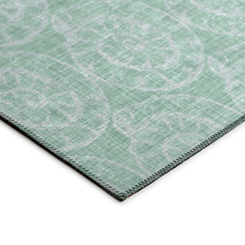 Addison Rugs Surfside ASR41 Green 2'3"x7'6" Rug