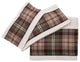3-Piece Forest Pines Plaid Towel Set, Cream