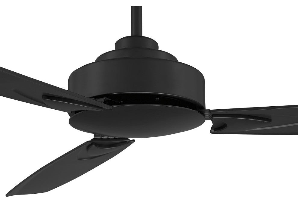 58" Ceiling Fan, Matte Black