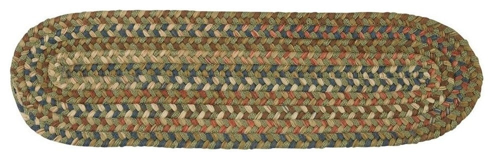 Colonial Mills Cedar Cove CV69 Olive Traditional Area Rug, Round 6'x6'