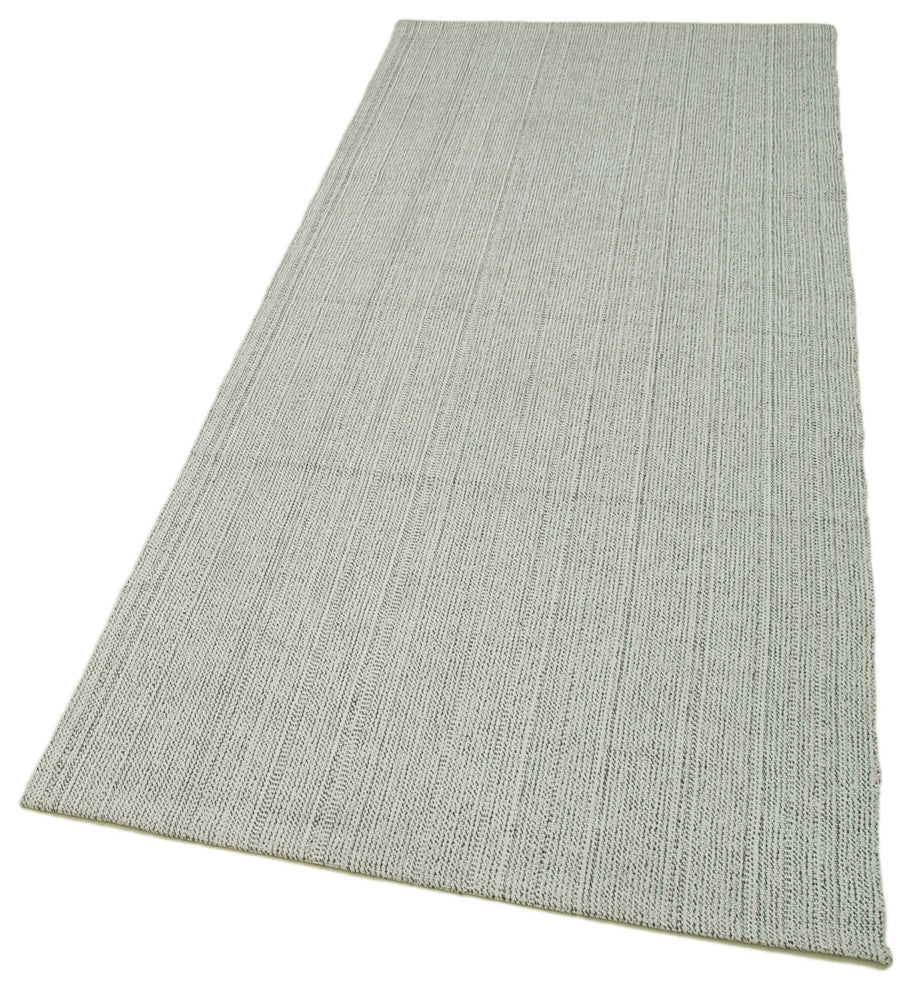 Rug N Carpet - Handmade Turkish 3' 4'' x 7' 9'' Flatweave Wool Kilim Rug