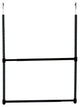 Adjustable Closet Hanger Rod, 2-Tier, Black