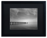 PIPA Fine Art 'End of the Pier' Matted Framed Art, 20x16