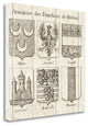 "Restoration Period French Armory II" By Wild Apple, Gallery Wrap Canvas