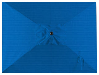 Pismo Dawn 9'x7' Rectangular Premium Push Tilt Market Umbrella, Gray Frame, Paci