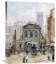 "Temple Bar, London" Stretched Canvas Giclee by Louise Rayner, 24"x30"