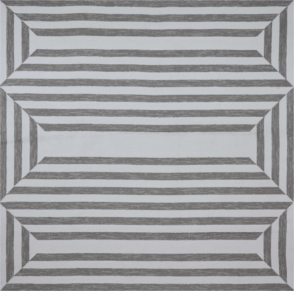 7' Square   Uv Treated Polypropylene Oatmeal Area Rug