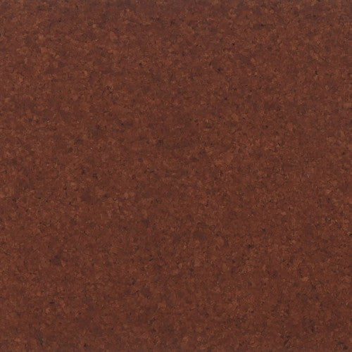 Adhered Floor Tiles Solid Cork Flooring, Terracotta