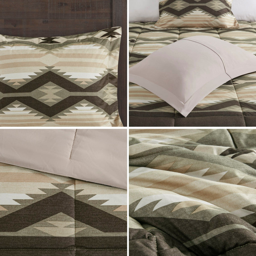 Woolrich Emmet Creek Down Alternative Comforter Set With Throw Pillow