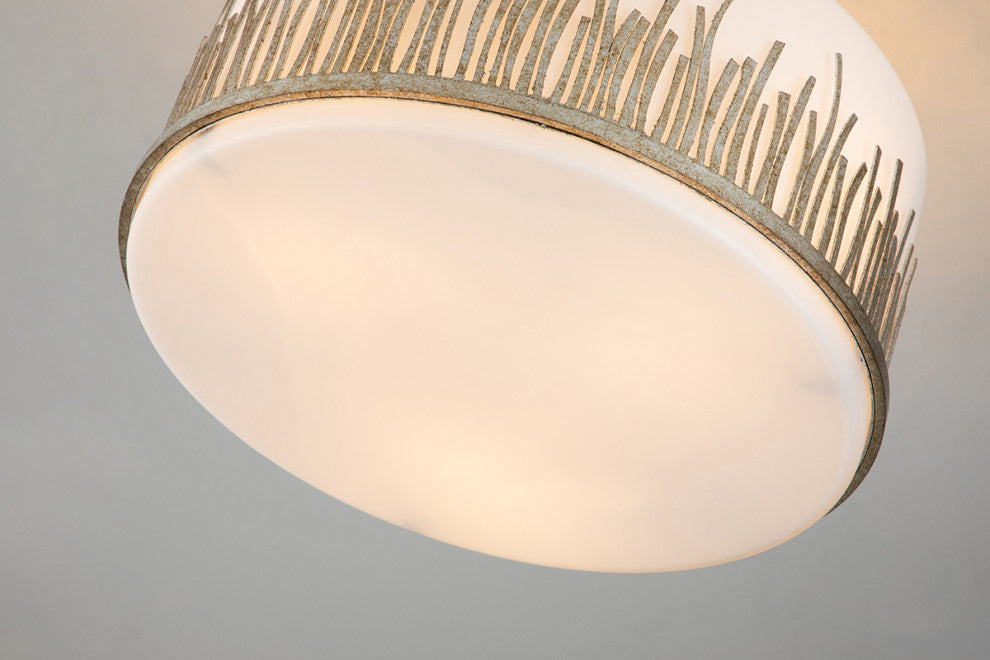 Sawgrass Semi-flush Light in Silver