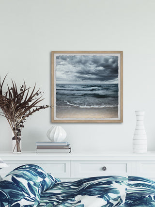 "Overcast Skies" Framed Painting Print, 12x12