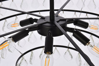 Evan 28" Pendant, Black