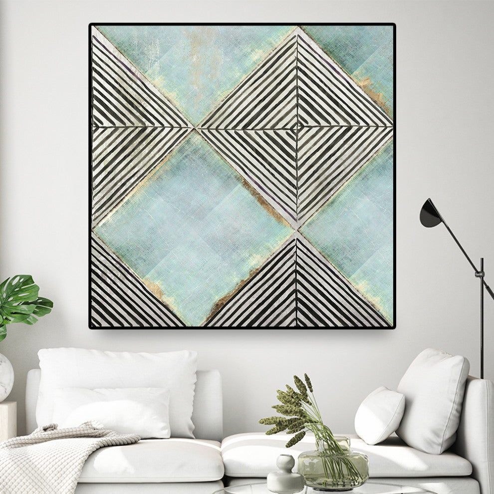 "Revival" Oversized Framed Canvas, 45" x 45"