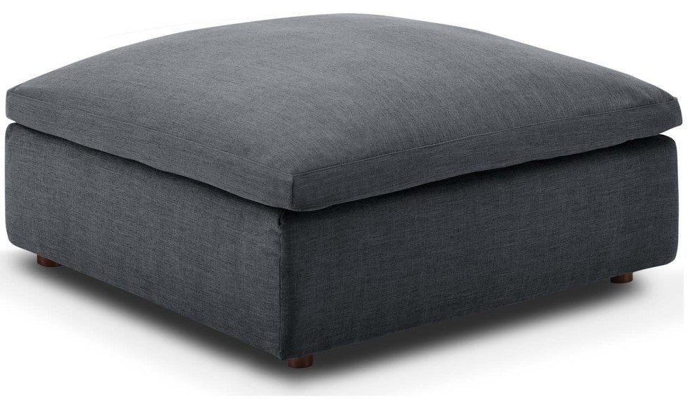 Commix Down Filled Overstuffed 5-Piece Sectional Sofa Set, Gray