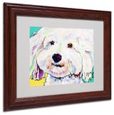 'Buttons' Matted Framed Canvas Art by Pat Saunders-White