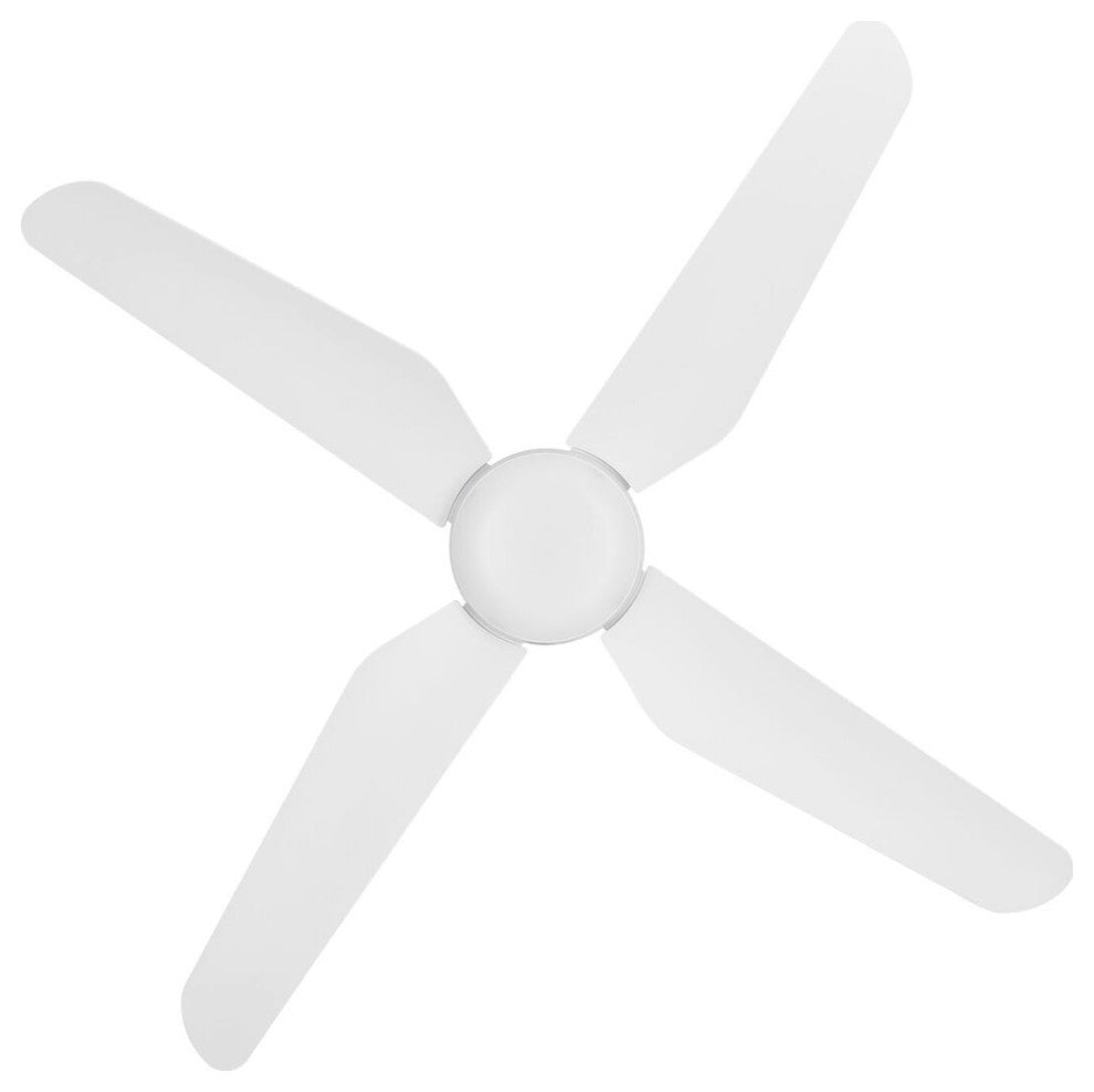 Lucci Air Aria 132-cm LED Light with Remote Ceiling Fan, White