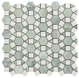 10-Pieces of 3.25" x 12.75" Marble Novelty Mosaic Wall & Floor Tile