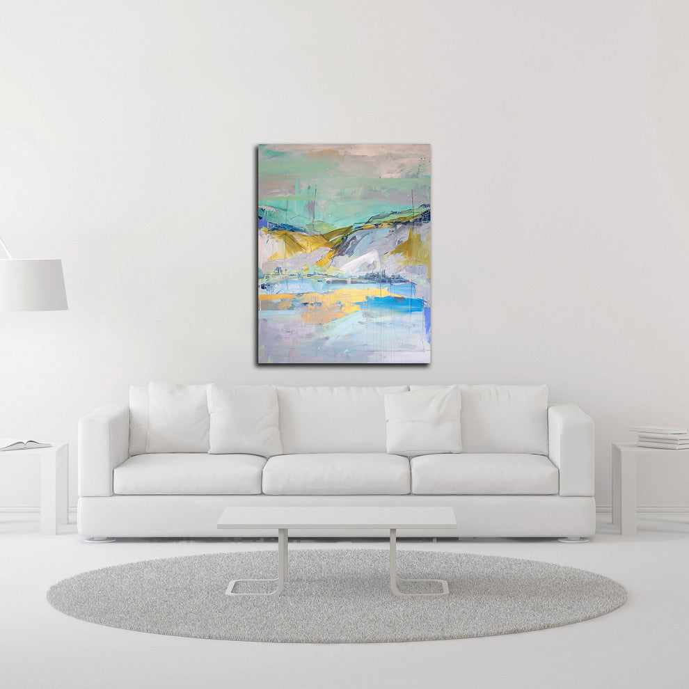 Sun Lake by Kym De Los Reyes, Print on Canvas, 22"x28"