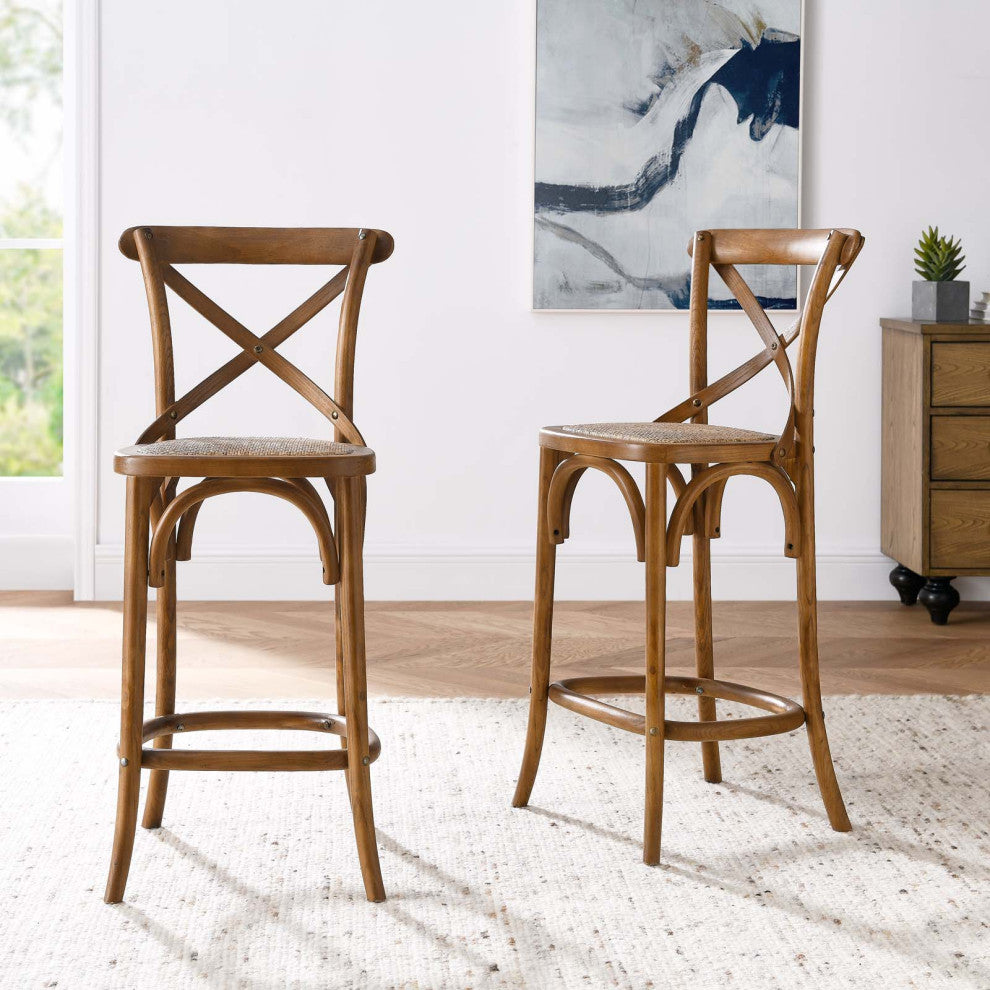 Gear Counter Stool, Walnut