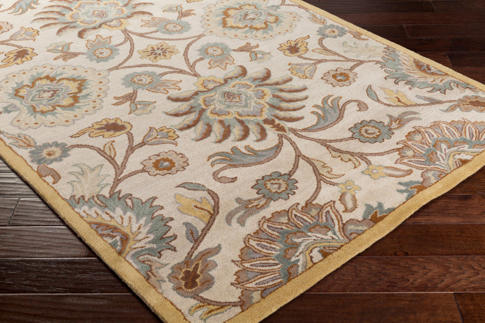 Surya Caesar CAE-1012 Traditional Area Rug, Medium Gray, 3' x 12' Runner