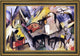 Franz Marc The Unfortunte Land of Tyrol - 18" x 27" Framed Premium Canvas Print