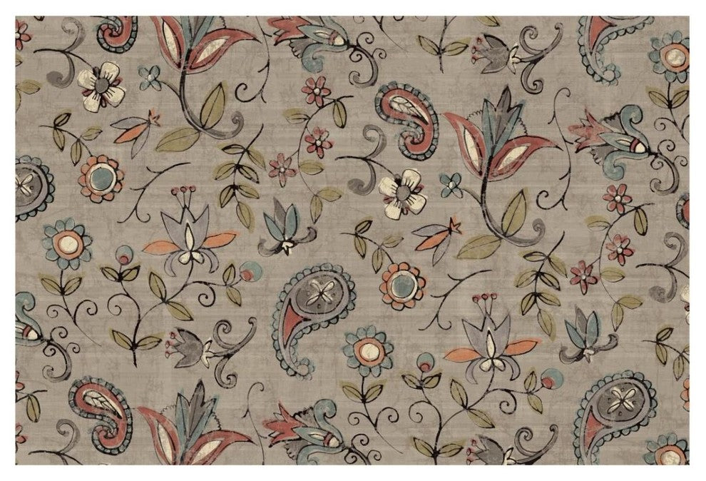 "Pretty Paisley II" Digital Paper Print by Anne Tavoletti, 32"x22"