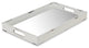 White Wooden Mirrored Serving Tray