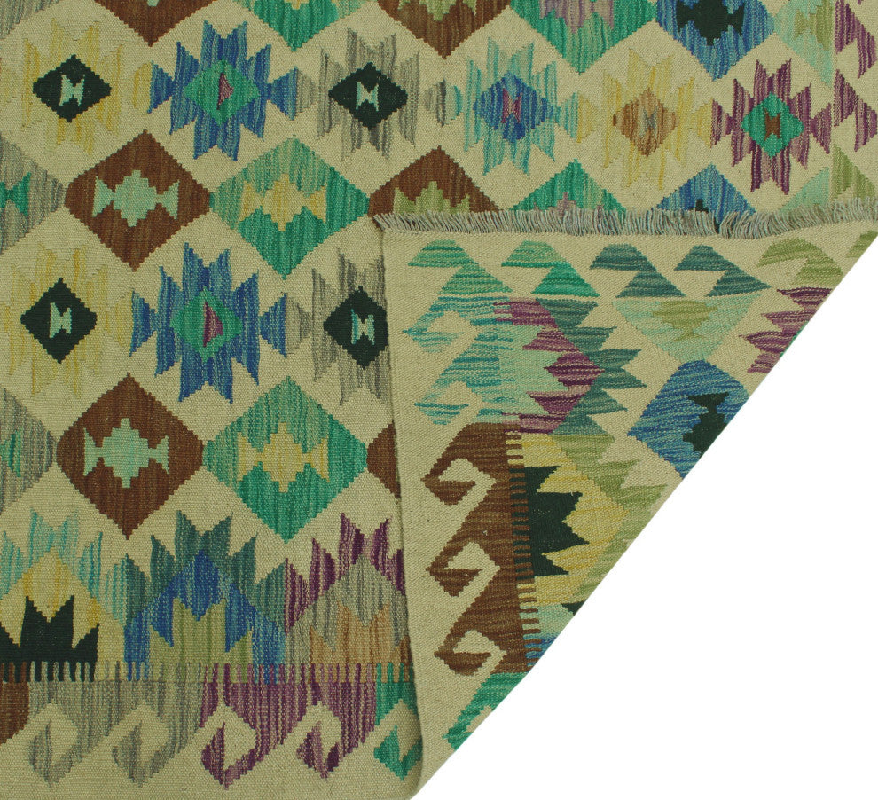 Winchester Kilim Hasib Beige Rug, 6'7x9'8