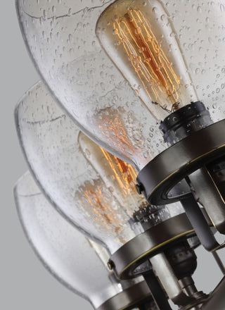 Generation Lighting 4414503 Belton 3 Light Vanity Light - Midnight Black