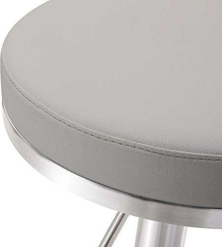 Fano Light Grey Stainless Steel Barstool - Light Grey