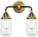 288-2W-BAB-G312-LED 2 Light 12.5" Bath Vanity Light, Black Antique Brass