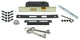 New York Plate Interior Mortise Mission Door Knob, Oil-Rubbed Bronze