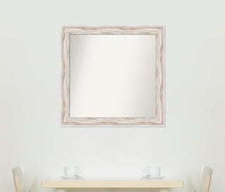 Wall Mirror Choose your Custom Size, Alexandria White Wash