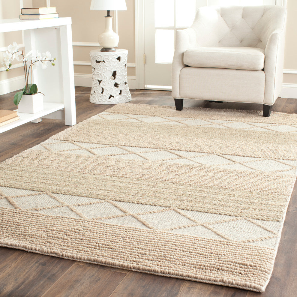 Safavieh Natura NAT217A 6' Square Beige Rug