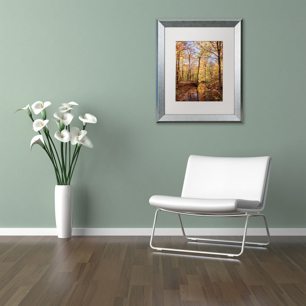 Jason Shaffer ''Morgan Street 2'', Silver Frame, White Mat, 16x20