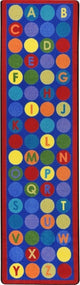 Library Dots Rug, 2'1"x7'8" Runner