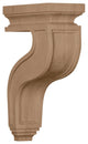 4"W x 8 1/2"D x 13"H Hollow Back Corbel, Cherry