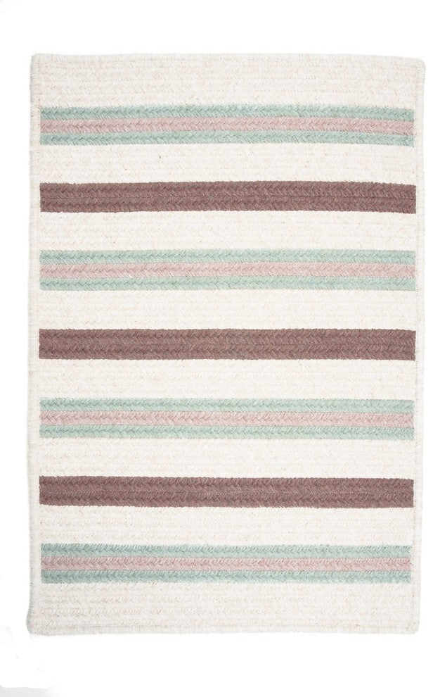 Colonial Mills Allure AL69 Misted Green Stripes Area Rug, Rectangular 5'x8'