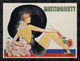 "Mistinguett" Framed Canvas Giclee by Zig, 32x25"
