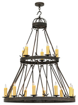 48W Lakeshore 15 LT Two Tier Chandelier