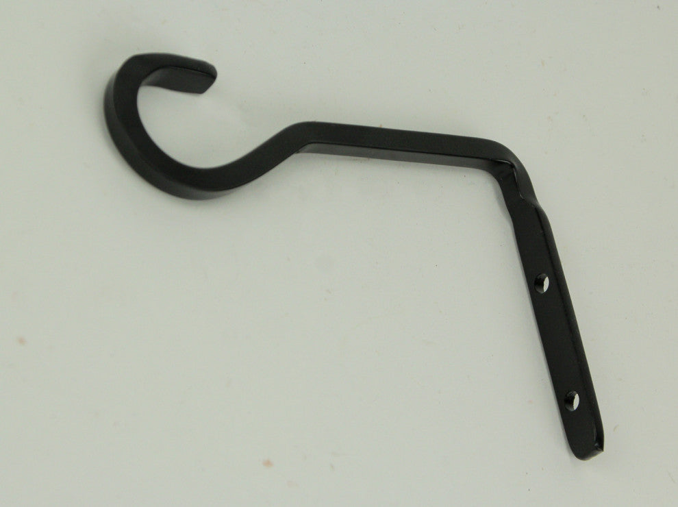 Black Forged Metal 6" Wall Hook Primitive Country Decor Set of 6