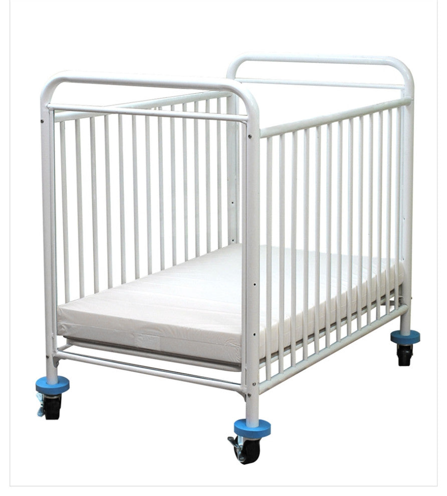 The Condo Metal Evacuation Window Crib, White