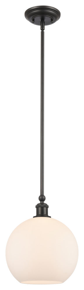 Innovations 341-1S-BK-G121-10 Concord 1 Light 10" Mini Pendant, Matte Black