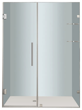 Aston Nautis GS 52"x72" Completely Frameless Hinged Shower Door, Chrome