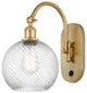 Innovations 518-1W-SG-G1214-8 1 Light Sconce, Satin Gold